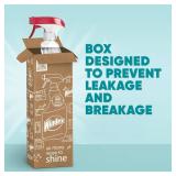 Windex Vinegar Glass and Surface Cleaner Spray Bottle, Packaging Designed to Prevent Leakage and Breaking, Surface Cleaning Spray, 23 Fl Oz