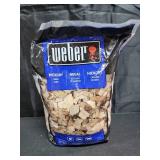 Weber-Stephen Products 17143 Hickory Wood Chips, 192 cu. in. (0.003 Cubic Meter)