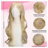 SKEFOLI Pink 50s Accessories for Women with Blonde Wig Halloween Vintage Costume Set Daisy Necklace Earring Pink Glasses Bracelet