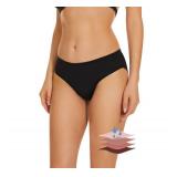 Leovqn Period Swimwear Bikini Menstrual Leakproof Swim Bottoms UPF 50+ Waterproof Brief Light Flow for Women Girls Teens New Black, XS