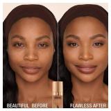 Charlotte Tilbury Airbrush Flawless Matte Foundation - Full Coverage Liquid Makeup with a Natural-Matte Finish - Smoothes & Blurs Pores - Waterproof & Transfer Resistant - 12 Warm Retail: $49