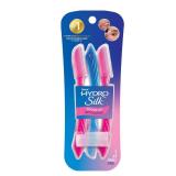 Schick Hydro Silk Touch-Up Dermaplaning Tool with Precision Cover, 3ct | Dermaplane Razor, Face Razors for Women, Peach Fuzz Remover