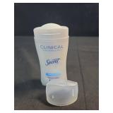 Secret Clinical Strength Antiperspirant Deodorant for Women, 3X Stress Protection, 72hr Sweat & Odor Protection, PH Balancing Minerals, Invisible Solid, Completely Clean Scent, 1.6 oz