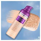 Covergirl Simply Ageless Skin Perfector Essence Foundation, 20 Light, Tinted Skincare Makeup Hybrid, Sheer Tint, Radiant Finish, Glowy Finish, Vegan Formula, 1.0oz