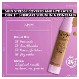 NYX PROFESSIONAL MAKEUP Bare With Me Concealer Serum, Concealer Makeup For Up To 24Hr Hydration - Light