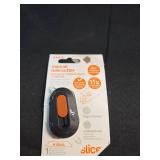 Slice Mini Box Cutter, Manual Retracting, Safe Ceramic Box Cutter Lasting 11x Longer than Metal, Keychain Box Opener, 1 Pack