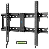 UL Listed Fixed TV Wall Mount for 37-86 Inch Screens, Low Profile TV Mount Fits 16\", 18\", 24\" Studs, Wall Mount Bracket with Quick Release Lock, Max VESA 600x400mm, Holds up to 132 lbs by USX STAR