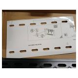 UL Listed Fixed TV Wall Mount for 37-86 Inch Screens, Low Profile TV Mount Fits 16\", 18\", 24\" Studs, Wall Mount Bracket with Quick Release Lock, Max VESA 600x400mm, Holds up to 132 lbs by USX STAR