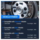 Autoround 515111 4WD Front Right Wheel Bearing and Hub Assembly Compatible with Chevy Colorado 2004-2008, GMC Canyon 2004-2008, Isuzu i-350 2006 / i-370 2007-2008, 6 Lug w/ABS