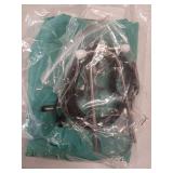 ZZIHAN Kids Doctor Costume Green Medical Scrubs Outfit with Stethoscope, Mask & Cap & Glasses,for Halloween, Career Day & School Play, Pretend Play, Nurse, Dentist & Vet Dress-Up for Boys & Girls 7-8