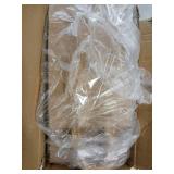 Tobvory Brown Paper Bags, 100pcs 5.25x3.75x8 Inches, Kraft Brown Paper Bags With Handles, Recycled Small Gift Bag With Handles, Ideal For Shopping Retail Grocery