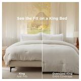 Bedsure Queen Size Comforter Set, Beige Soft Prewashed Bedding for All Seasons, 3 Pieces GentleSoft - Warm Down Alternative Bed Set, 1 Lightweight Comforter (90"x90") and 2 Pillowcases (20"x26")
