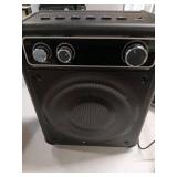 VOSOCO Karaoke Machine, Portable Bluetooth Karaoke Speaker with 2 Wireless Microphones, PA System for Adults Kids with LED Lights & Echo Adjustment, Supports TWS/TF/USB/AUX for Home Party