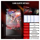 400 Count Penny Card Sleeves for Trading Cards, Soft Card Protector Sleeves for MTG, TCG, Baseball, Football, Game, Standard Cards