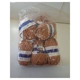 Chunky Chenille Yarn for Crocheting - 6 Pack of 100g/3.5oz - #6 Super Bulky - Polyester - Baby Blanket Yarn for Crochet Amigurumi Blankets (6, Camel)