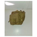 Mtgluk Tactical Fanny Pack, Military Outdoor Waist Bag Belt Packs Hip Bumbag Utility Bags with Adjustable Strap for Cycling Hiking Hunting (Brown)