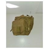 Mtgluk Tactical Fanny Pack, Military Outdoor Waist Bag Belt Packs Hip Bumbag Utility Bags with Adjustable Strap for Cycling Hiking Hunting (Brown)