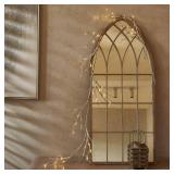 LITBLOOM Lighted Birch Garland 6FT 48 LED Battery Operated with Timer Pre-lit Twig Vine Lights for Christmas Fireplace Mantle Table Decoration Indoor Outdoor