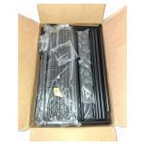 Tututry Under Bed Storage with Wheels, XXL 60L Under the Bed Storage Bins, Underbed Storage Containers with Lids & Label, Rolling Metal Drawer for Shoes, Clothes, Books, Toys (2-Pack Black)