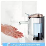 Secura 17oz Automatic Liquid Soap Dispenser, Touchless Battery Operated Hand Soap Dispenser with Adjustable Soap Dispensing Volume Control Dial, Personal Care Dispenser (Antique Copper)