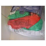 Boveco 7FT Long Inflatable Halloween Decorations Skull with LED Lights Black-and-White Skull and Snake Blow up Creepy Yard Day of The Dead Decor for Party Holiday Outdoor Gerden