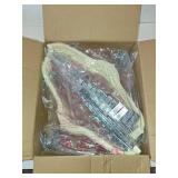 Cozymood Velvet Skirt Hangers - Pack of 24 - Velvet Hangers with Clips Ultra Thin Non Slip Velvet Pants Hangers Space Saving Clothes Hanger for Trouser, Skirts, Jeans, Dress (Beige)