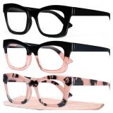 CCVOO 1.75 Oprah Style Reading Glasses for Women, Stylish Eyeglasses, Blue Light Readers for Women, Cheaters