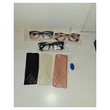 CCVOO 1.75 Oprah Style Reading Glasses for Women, Stylish Eyeglasses, Blue Light Readers for Women, Cheaters