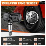 ISINLASSO TPMS Tire Pressure Sensor for Toyota Lexus Scion, 315MHz Pre-Programmed Tire Pressure Monitoring System Sensors Carmy Corolla Highlander Sienna Replacement PMV-107J, 42607-33021 4pcs