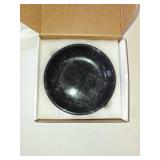 CM CHIC MONDAY 6.7" Large Decorative Bowl, Natural Marble Decorative Bowls for Home Decor, Key Bowl, Candy Bowl, Smudge Bowl, Coffee Tables Centerpiece (Natural Black)