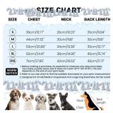 BRKURLEG Black Dog Coat with Harness, Dog Winter Jacket, Dogs Onesie Body Warm Jackets, Small Dogs Winter Coats Reflective Windproof Warm Cold Weather Coats, Pet Waterproof Jacket Hiking S