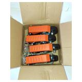 Ronlap Workbench Casters Wheels Kit 920 Lbs Capacity Retractable Casters Set of 4 Heavy Duty Side Mount 3" Lifting Caster Work Table Tool Bench Stepdown Castors Wheels 4 Pack