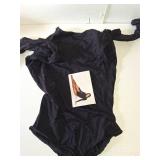 Black Bodysuit Women Long Sleeve Tops - Stretchy & Comfortable with Crew Neck
