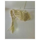 WELLKAGE Long Braided Blonde Hair Cosplay Halloween Costume Wig -17 inches