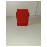 Ultimate Guard Boulder 100+ Classic, Deck Case for 100 Double-Sleeved TCG Cards, Ruby, Secure & Durable Storage for Trading Card Games, Soft-Touch Finish