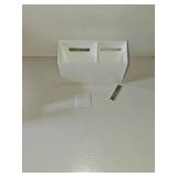 BEYGORM Magnetic Dry Erase Marker Holder for Whiteboard,Non-slip Acrylic Magnet Pen Holder for Fridge Refrigerator,Locker Organizer for Work,Locker Accessories,Pencil Cup for Desk(White)