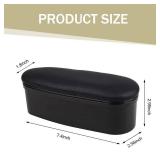 Nomocale 1 PC Car Armrest Booster Cushion, Door Elbow Support Rest Pillow, Adjustable Car Console Storage Organizer, Universal for Most Cars (Black)