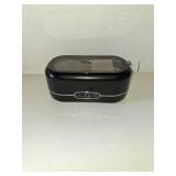 Miorcols Ultrasonic Jewelry Cleaner, 48KHz Ultrasonic Cleaner Machine for Jewelry, Glasses, Rings, Retainers, Watch Strap, Dentures, 304 Stainless Steel 12oz Cleaning Pod - Black