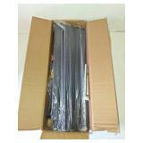 SIMEWIN Heavy Duty Curtain Rods for Windows 72 to 144 Inches, Black Adjustable Curtain Rods with Diamond Finials for Bedroom, Living Room, Patio, Kitchen, Farmhouse