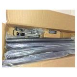 SIMEWIN Heavy Duty Curtain Rods for Windows 72 to 144 Inches, Black Adjustable Curtain Rods with Diamond Finials for Bedroom, Living Room, Patio, Kitchen, Farmhouse