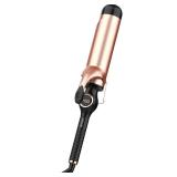 Large Curling Iron 2 Inch, Ceramic Long Barrel Hair Curling Wand, Hair Styling Tool, Dual Voltage, LCD Display, Black