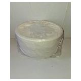 Vplus 100% Compostable Oval Paper Plates 10 inch 125 Pack Super Strong Disposable Paper Plates Bagasse Natural Biodegradable Eco-Friendly Sugarcane for BBQ, Party, Gathering, and Picnic