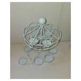 SeaISee Carousel Cupcake Stand, Cupcake Ferris Wheel Stand 12-Cups Dessert Table Display Set, Cake Stand for Party, Wedding & Afternoon Tea Events with Easy Assembly
