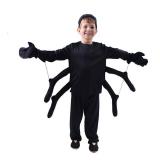 KIMI HOUSE Spider Costume for Kids, Perfect for Halloween, Animal Dress up Party, Black(M/5-7Y)