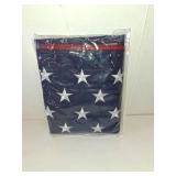 ANLEY EverStrong Series American Flag 4x6 Foot Heavy Duty - Embroidered Stars and Sewn Stripes - 4 Rows of Lock Stitching - US National Banner Flags with Brass Grommets 4 X 6 Ft