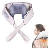 Spark Imagine Neck Massager - 2025 New Spark Imagine Lymphatic Massage,Cordless Neck Massager with Heat,for Neck, Traps, Back, Gifts Men Women Mom Dad(White)