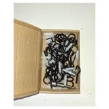 LushPatio Hooks for Hanging String Lights, Plant Hangers Outdoor with Safety Buckle Design, Ceiling Wall Hooks for Outside Backyard Porch Patio Gazobo Balcony - 35 Pack, Black