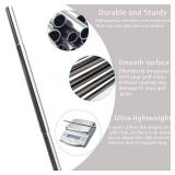 Yomktsvn Golf Club Extender - 0.60in Stainless Steel Golf Club Extenders for DIY Lengthening, Reusable Twice Per Piece, Pack of 6