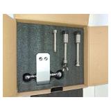 METOWARE Adjustable Trailer Hitch - Aluminum Tow Hitch Fits 2-Inch Receiver - Heavy Duty Drop Hitch with 4-Inch Drop/Rise for Truck (14,000 LBS GTW), Double Stainless Steel Locks & Hitch Pin - Ret