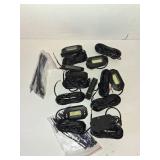 8Pods Metal Bright Pure White LED Rock Lights Kit,Per pod provided 15FT Power Cord,6500K 36LEDs Neon Underglow Light Aluminum Waterproof Fender Lights for Trucks Trailer Jeep Off Road ATV UTV